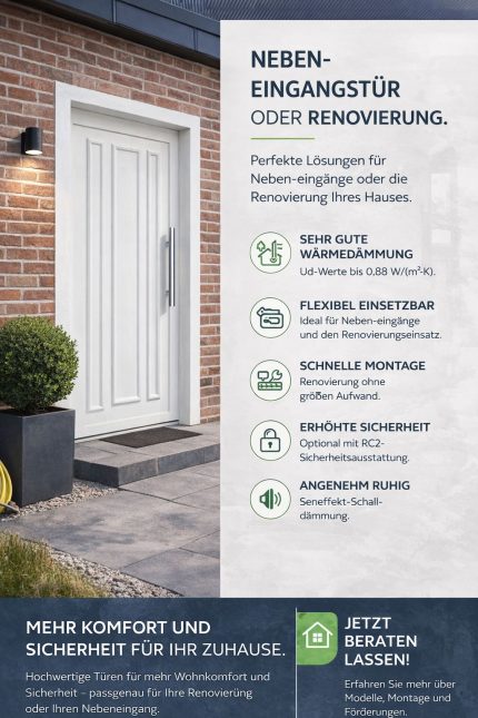 Nebeneingangstür