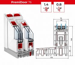 Kömmerling HST PremiDoor 76 – Bild 2
